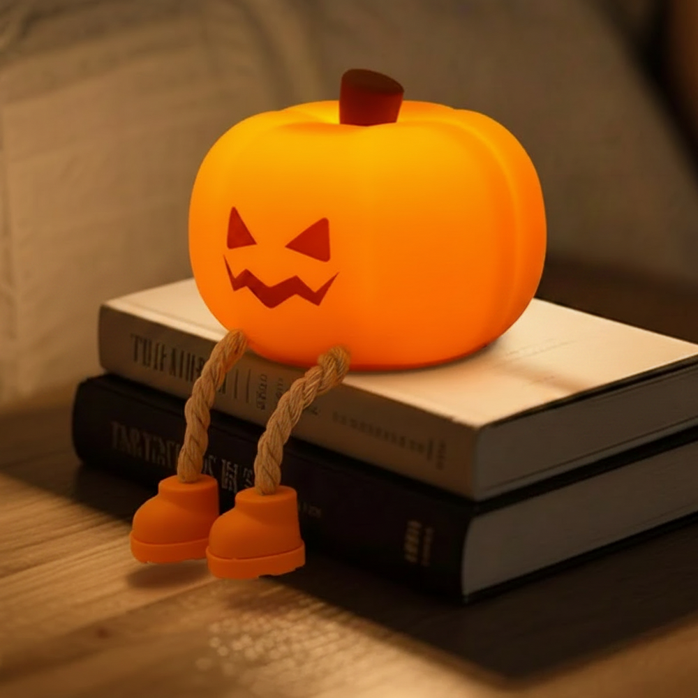 Halloween nachtlampje met zacht sfeerlicht – siliconen, oplaadbaar via USB-C | kinderkamerlamp