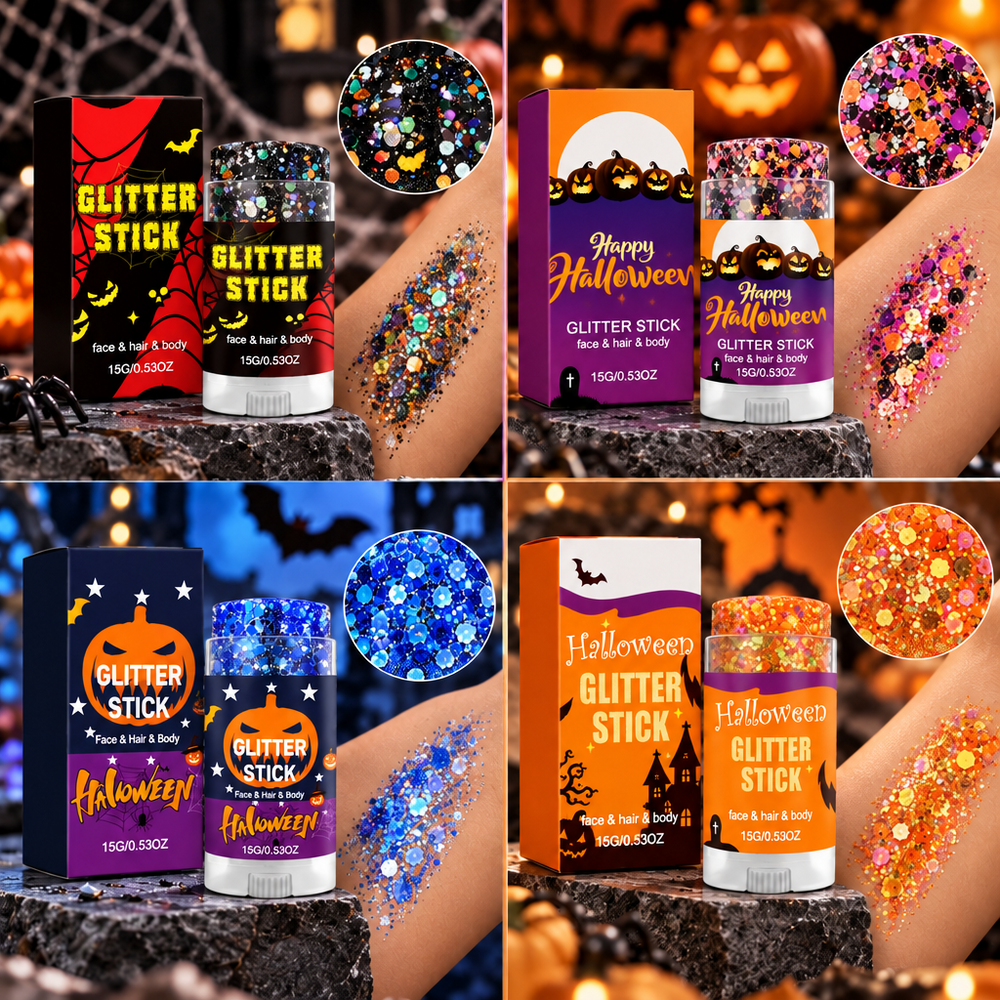 Glitterstick voor gezicht, haar en lichaam – twist-up, 15 g, vanaf 3 jaar | feestglitter