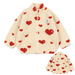 Kinderkleding van teddyfleece met print – jas, vest of broek, ritssluiting | berber fleece kind