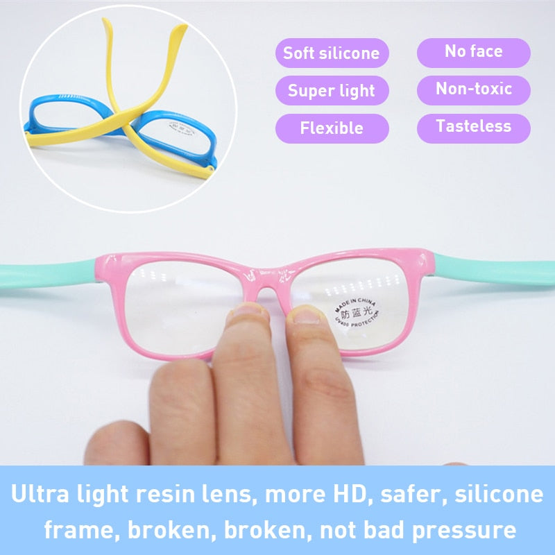 LuminoGuard Kinderbril Blauwlichtfilter – Bescherming tegen schermen voor kinderen – Comfortabel en stijlvol