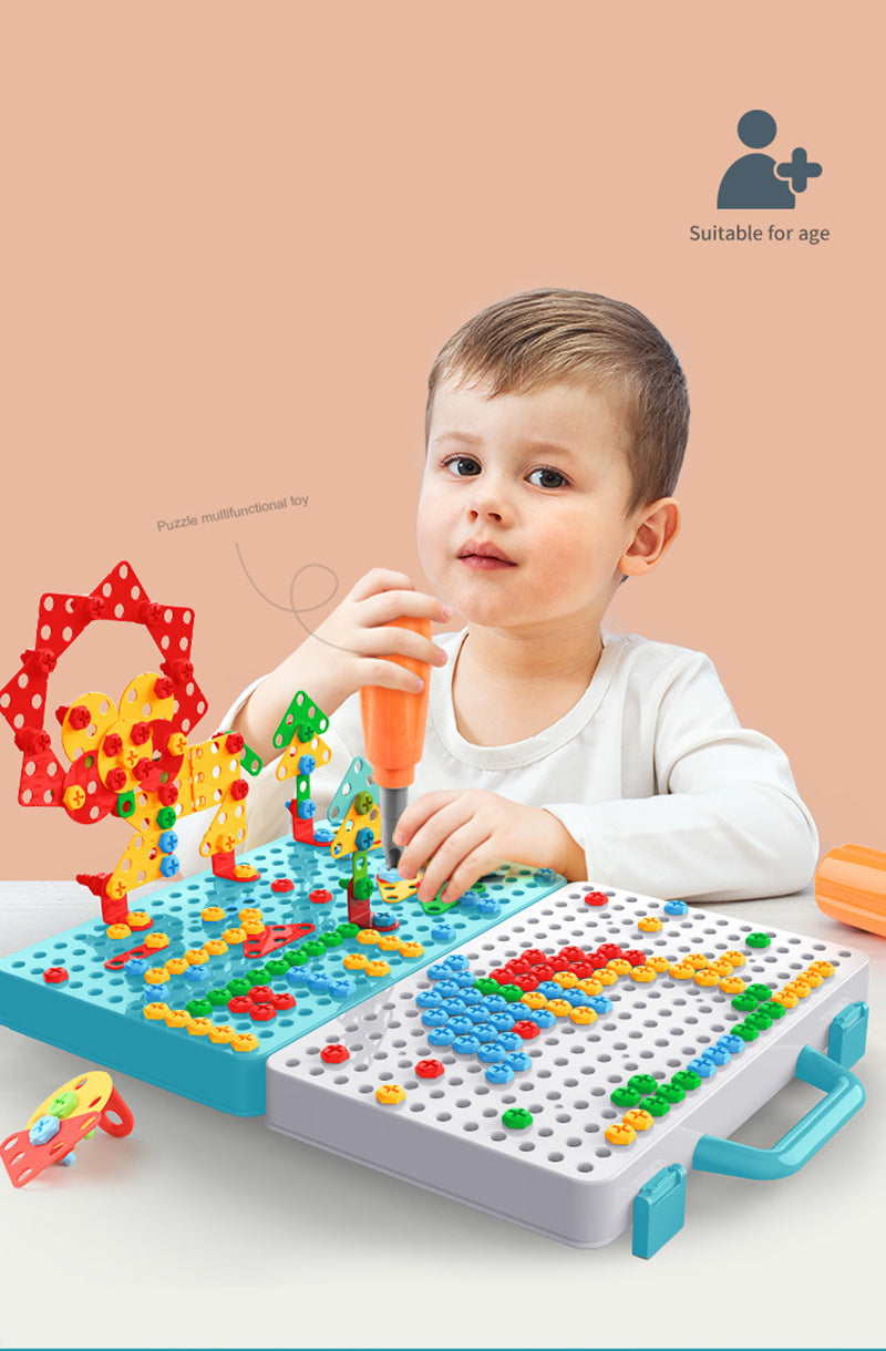 Educatieve Bouwset met Speelgoed Boormachine voor Kinderen