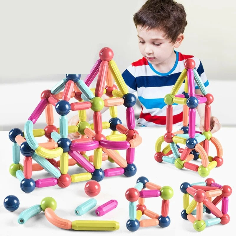 Magnetische Bouwset Kinderen | Veilig & Educatief Speelgoed 3-12 Jaar | Creatief STEM Spel