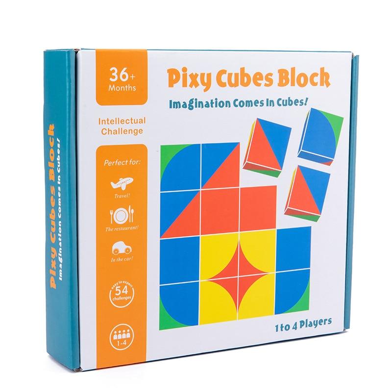 MindBlocks Creator – Houten Educatieve Puzzel voor Kinderen 3+ | Motoriek, Logica & Creativiteit