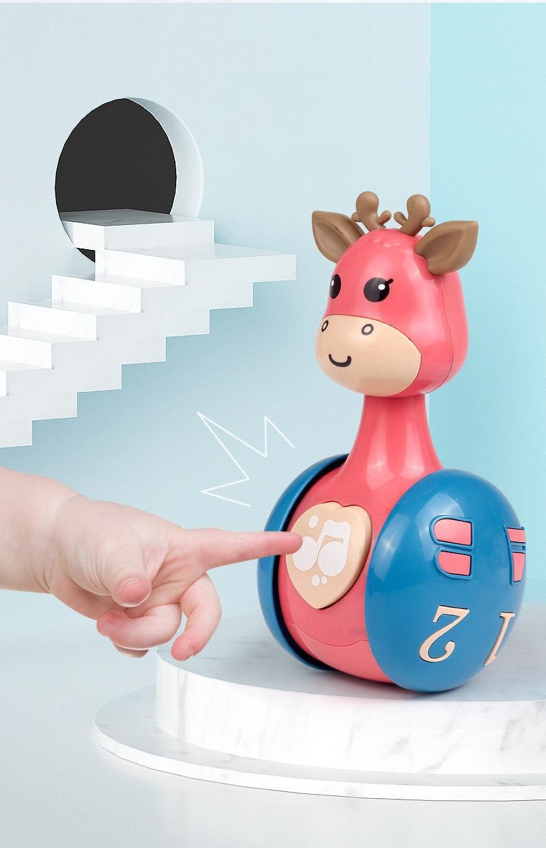 Interactieve Tuimelpop voor Baby’s – LittleMoose TumbleTune