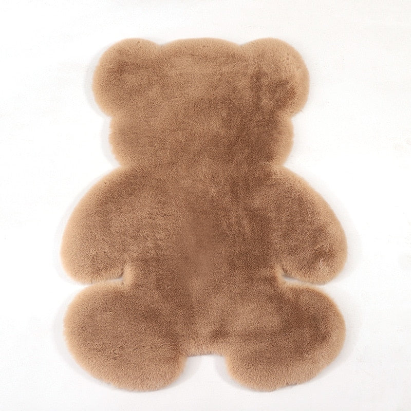 Zacht Baby Speelkleed in Berenvorm | CuddleNest BearSoft Pluche Speelmat met Antislip | Comfortabel Kruip- en Speelkleed voor Babykamer