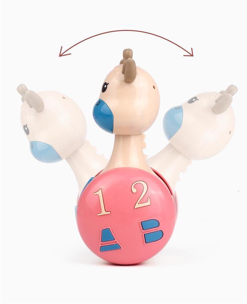 Interactieve Tuimelpop voor Baby’s – LittleMoose TumbleTune