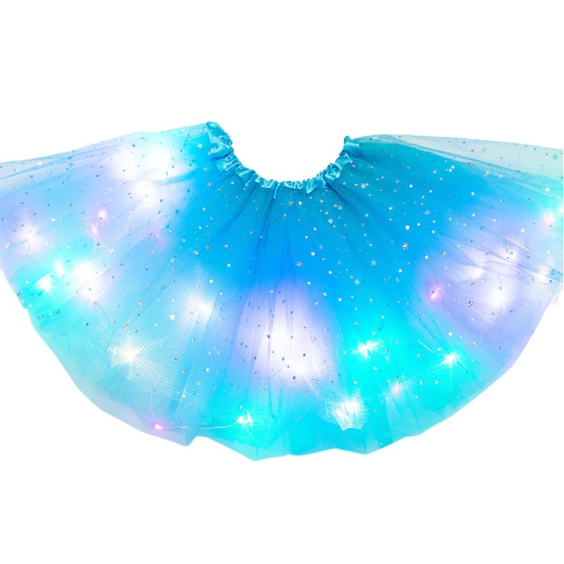 LumiTwirl LED Prinsessenrokje voor Meisjes – Magisch Verkleedrokje met Fonkelende Lichtjes, Comfortabel en Veilig voor Kinderen 2-12 Jaar