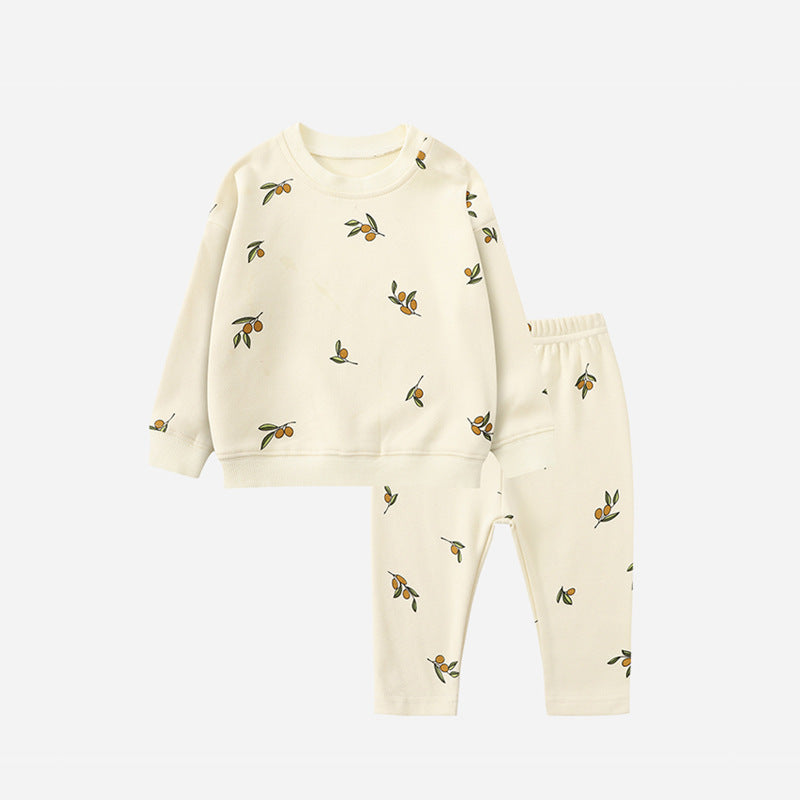 CozyPlay Kinder Pyjama Set van Katoen – Comfortabele Sweater & Broek voor Baby en Peuter – Warm & Zacht