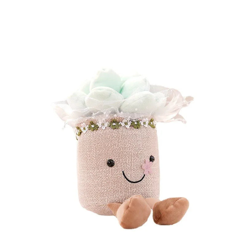 Pluche Knuffelbloem – Zachte Tulp in Pot voor Kinderen & Volwassenen