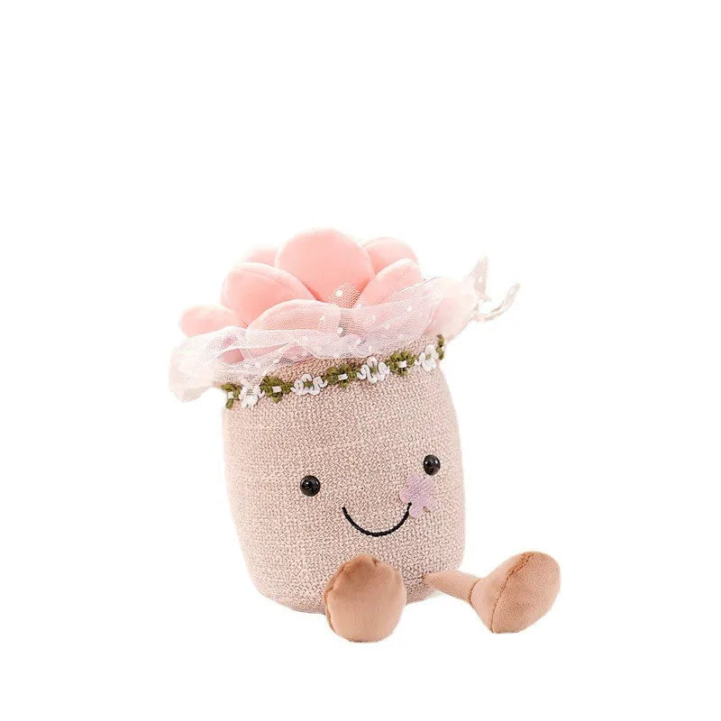 Pluche Knuffelbloem – Zachte Tulp in Pot voor Kinderen & Volwassenen