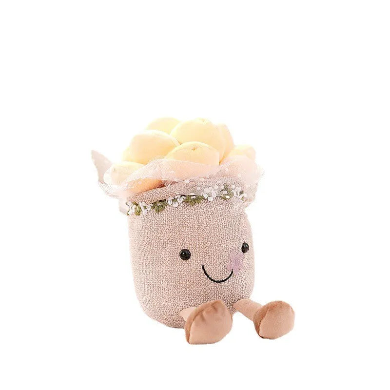 Pluche Knuffelbloem – Zachte Tulp in Pot voor Kinderen & Volwassenen