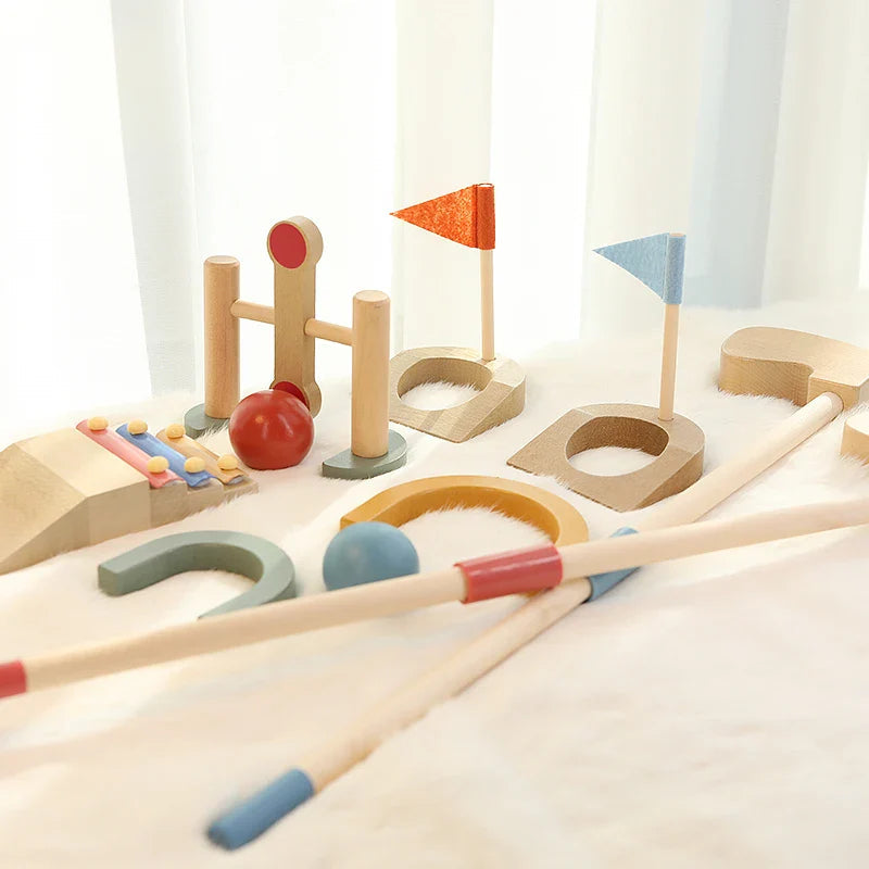 Houten Golfspel voor Kinderen – Leerzaam & Duurzaam Speelplezier