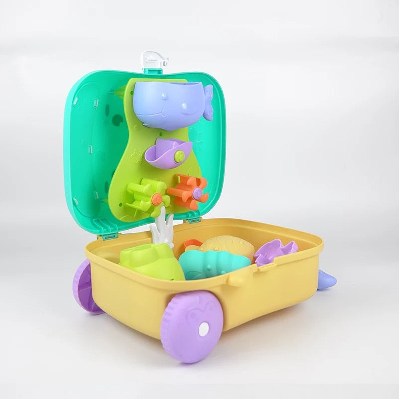 Strandspeelgoed Trolley voor Kinderen – Complete Set voor Zandplezier – Sunplay Zandavontuur
