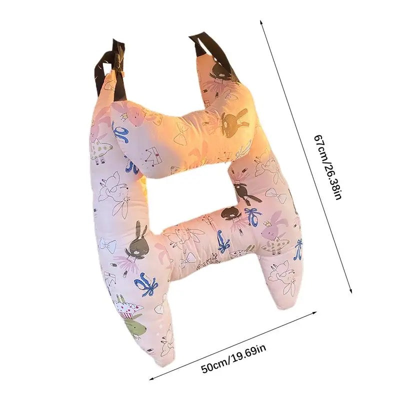 Kinder Reiskussen – Hoofd & Nek Ondersteuning in de Auto | 67x50cm