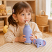Kinderthermosfles rvs 316 met dierenkop – 8 uur warm, 12 uur koud, voor school en sport | drinkfles