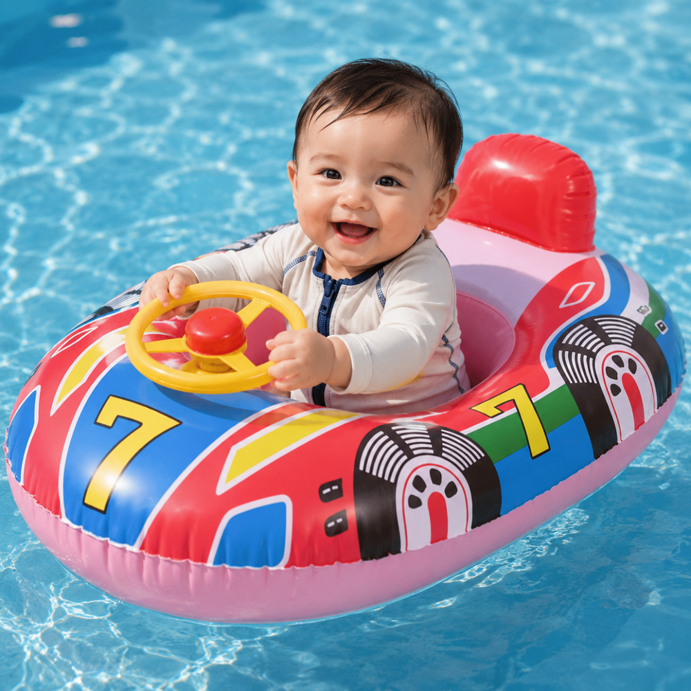 Opblaasbare Raceboot Zwemband voor Kinderen – Veilig Waterplezier in Zwembad & Zee