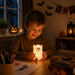 Halloween nachtlampje met zacht sfeerlicht – siliconen, oplaadbaar via USB-C | kinderkamerlamp