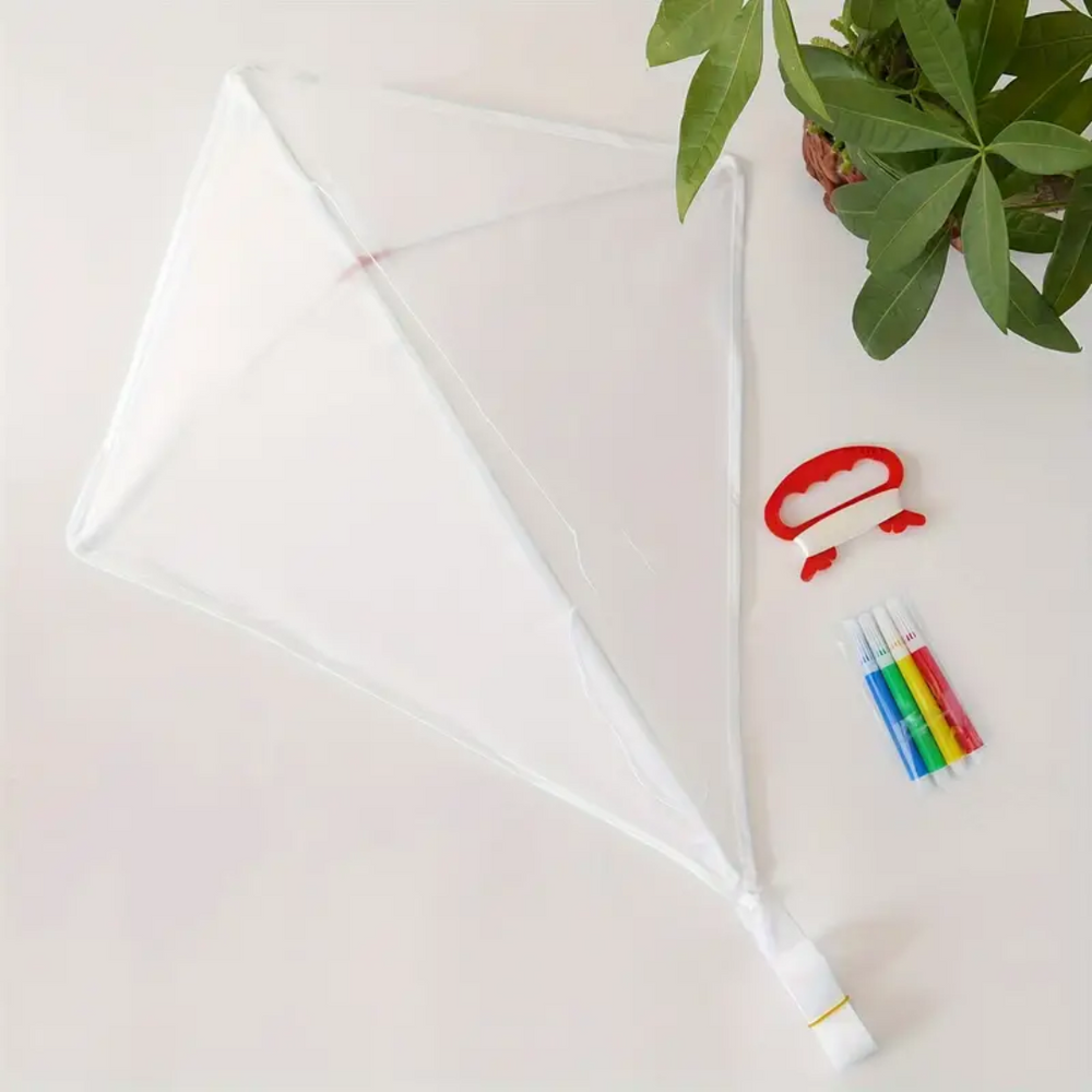 SkyCanvas Color Kite – Inkleurbare Vlieger voor Kinderen | Creatief Buitenspeelgoed