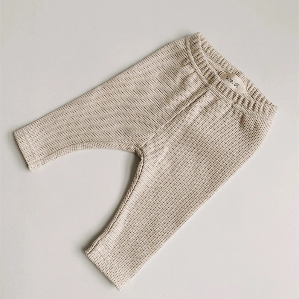 Set Trui en Broek Wafelstof -Hooray! Unisex, Katoen, Maat 0-3 Jaar-More For Mini