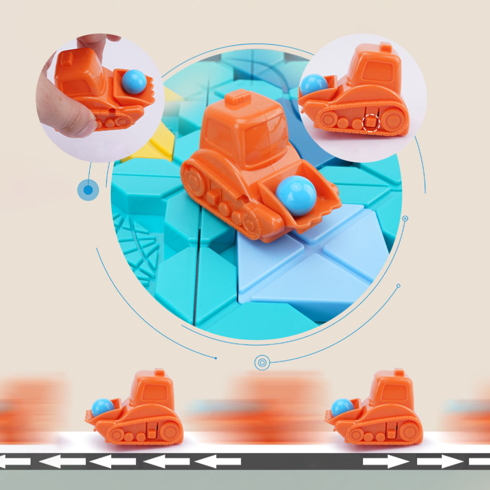 Educatief Auto Puzzelspel voor Kinderen – Stimuleert Logisch Denken & Creativiteit – Vanaf 3 Jaar