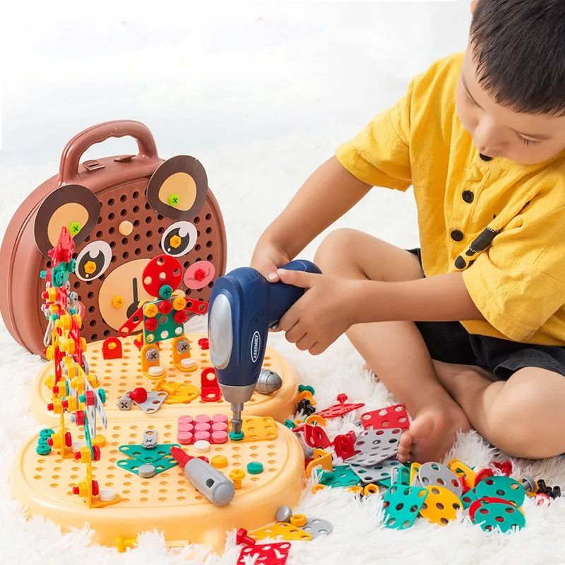 Speelgoed Boor Set Kind – Elektrische Bouwset & Constructiespeelgoed (3+)