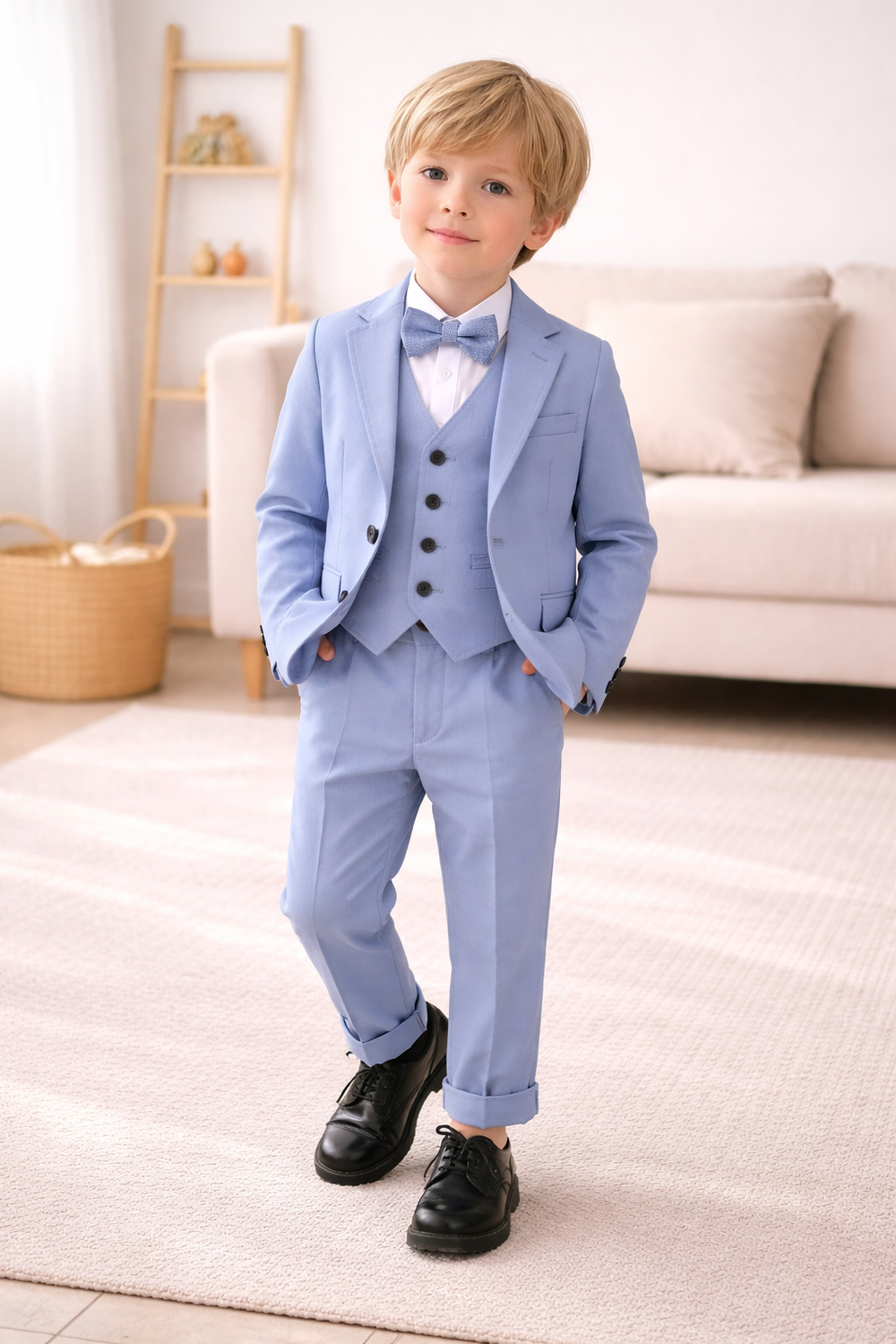 Kinder Pak Jongen – Smoking Set met Blazer en Strik