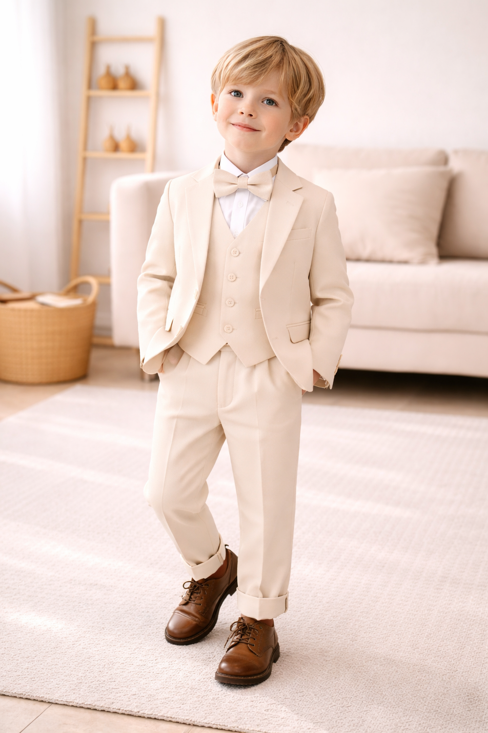 Kinder Pak Jongen – Smoking Set met Blazer en Strik
