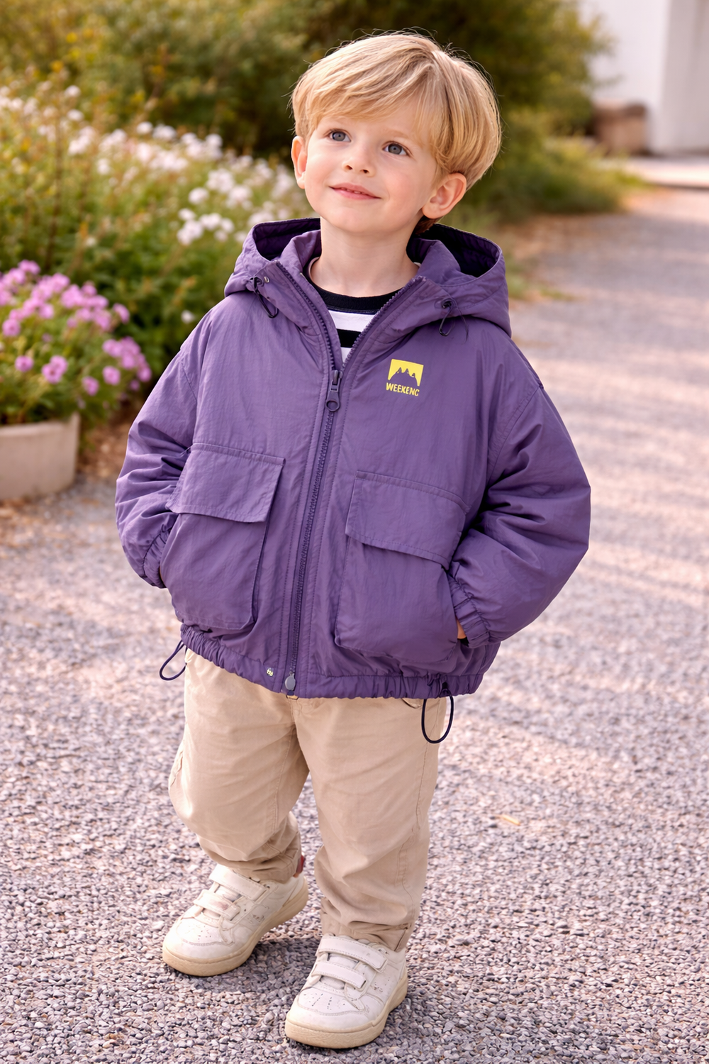 Windjas Kind met Capuchon – Lichtgewicht & Waterafstotend (2–8 jaar)