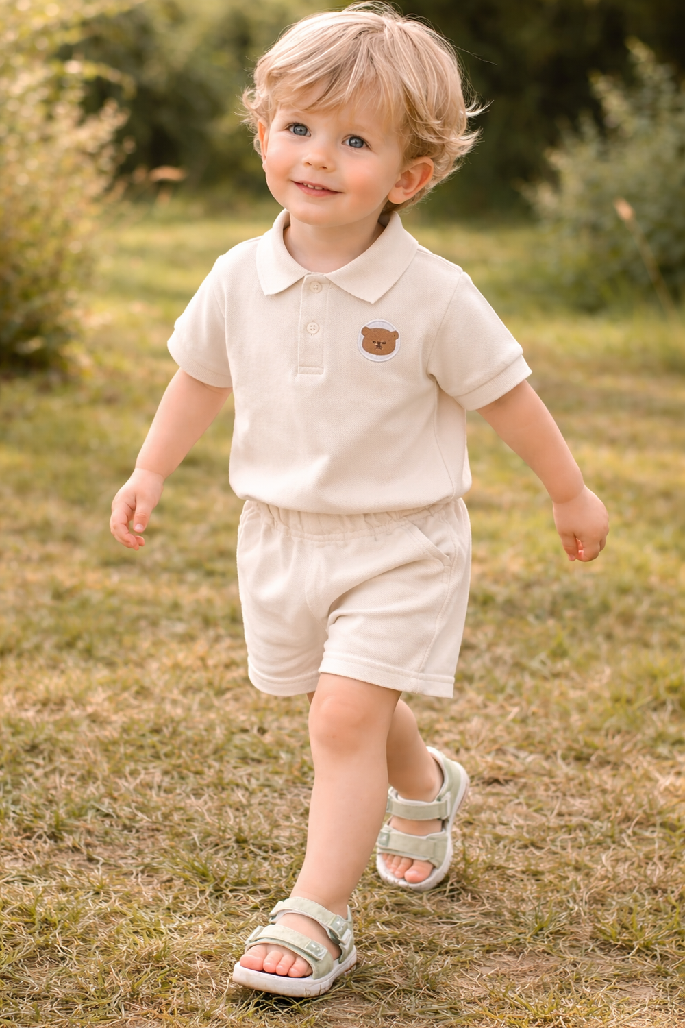 Baby Zomer Set – Shirt & Short Katoen (0–3 Jaar)