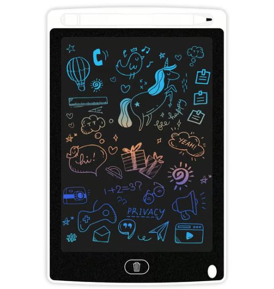 LCD Schrijftablet voor Kinderen – Herbruikbaar Digitaal Tekenbord met Wisfunctie – Ideaal voor Tekenen, Schrijven & Leren
