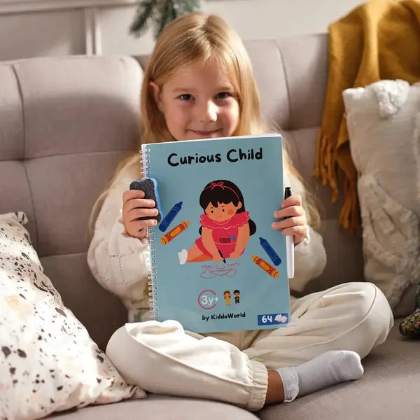 Geavanceerd Lijntracer Oefenboek voor Kinderen – Herbruikbaar Schrijf- en Traceerboek 3+