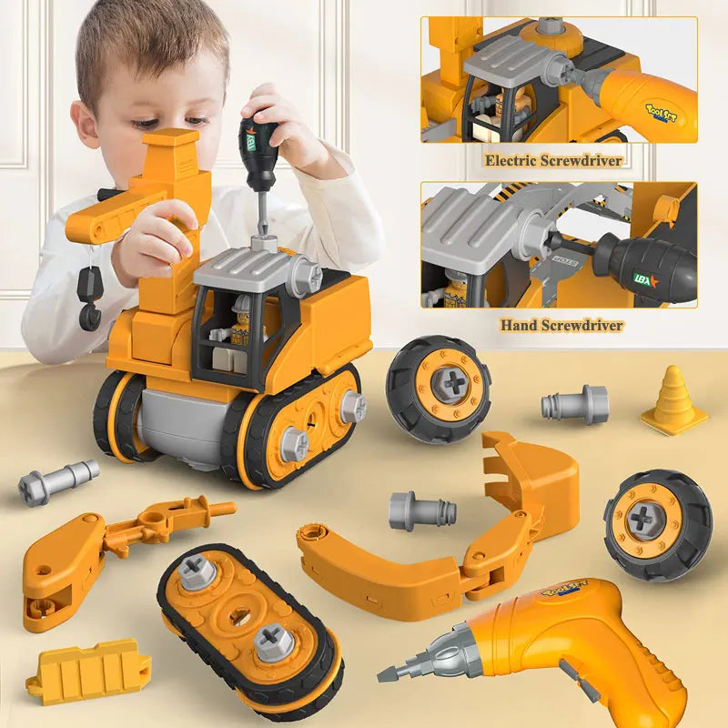 Bouw speelgoed kind – speelgoed gereedschap set 4+