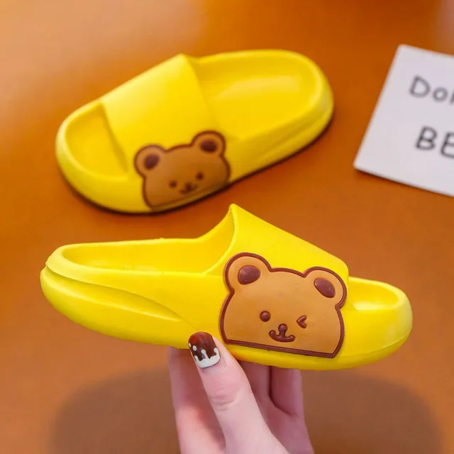 Bear Slides Kinderslippers – Zacht, Antislip & Schattig Beerdesign voor Binnen