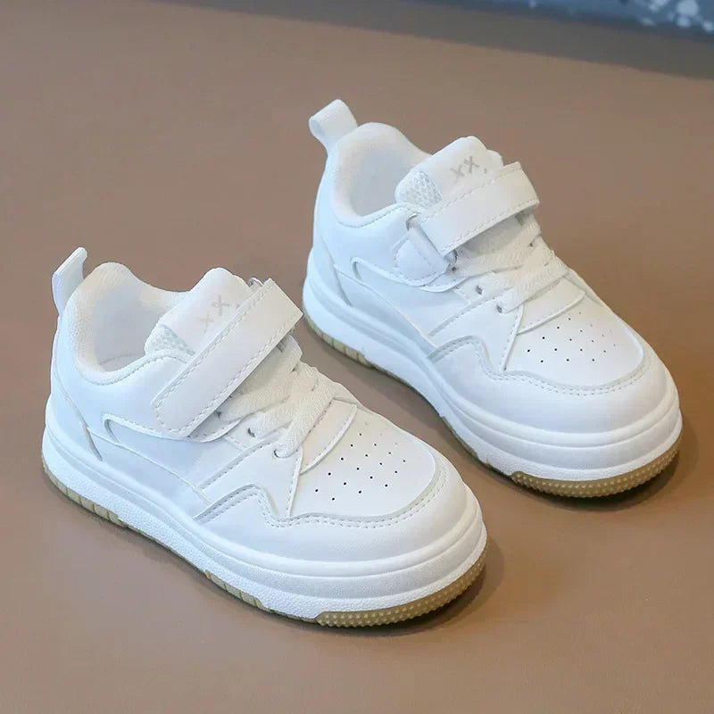 Sneakers - Yaoun Unisex, Wit, Leer, Maat 21-32-More For Mini