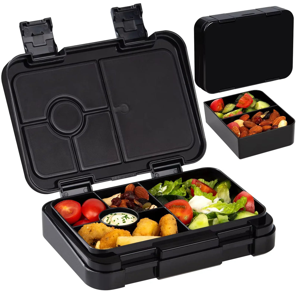 LunchPal Compact Box – Lekvrije, BPA-vrije Kinderlunchbox met Magnetronbestendig Binnentray voor School & Picknick