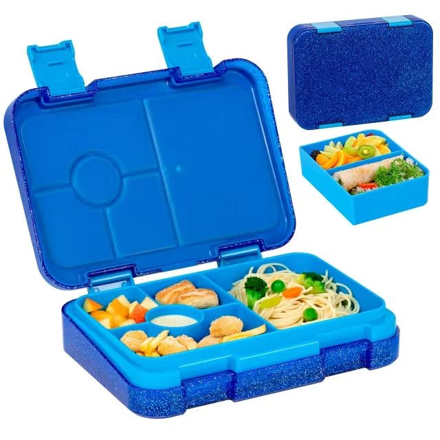 LunchPal Compact Box – Lekvrije, BPA-vrije Kinderlunchbox met Magnetronbestendig Binnentray voor School & Picknick