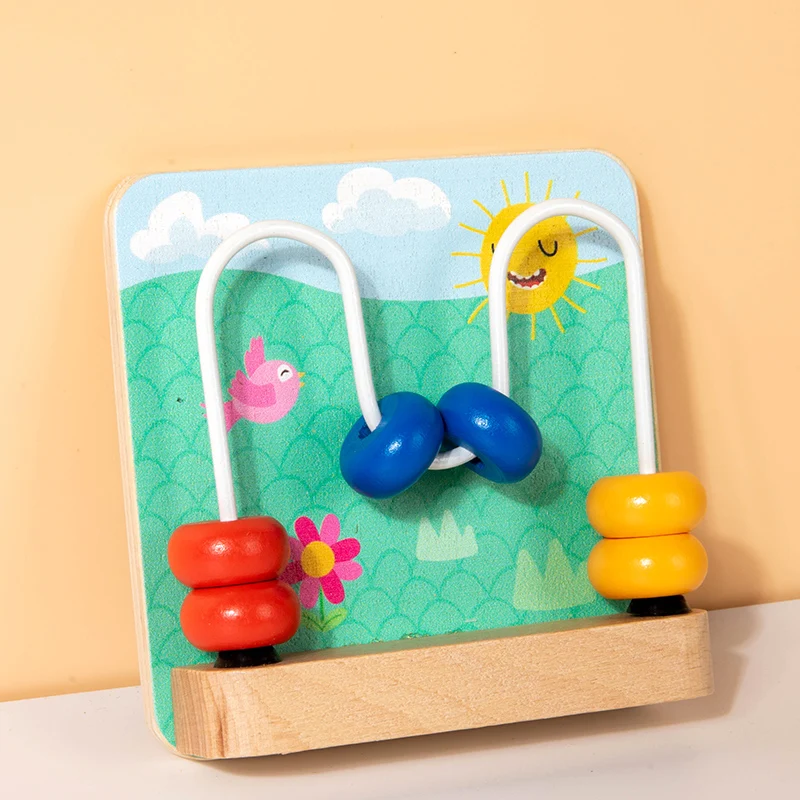 Magnetisch busy board Montessori van hout – keuze uit 12 activiteiten, compact | activiteitenbord