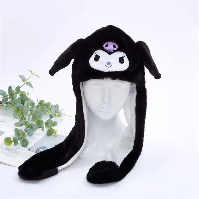 Interactieve Hoed met Beweegbare Oren – Zachte Pluche Winterhoed voor Kinderen & Volwassenen | Perfect voor Cosplay, Feest & Cadeau