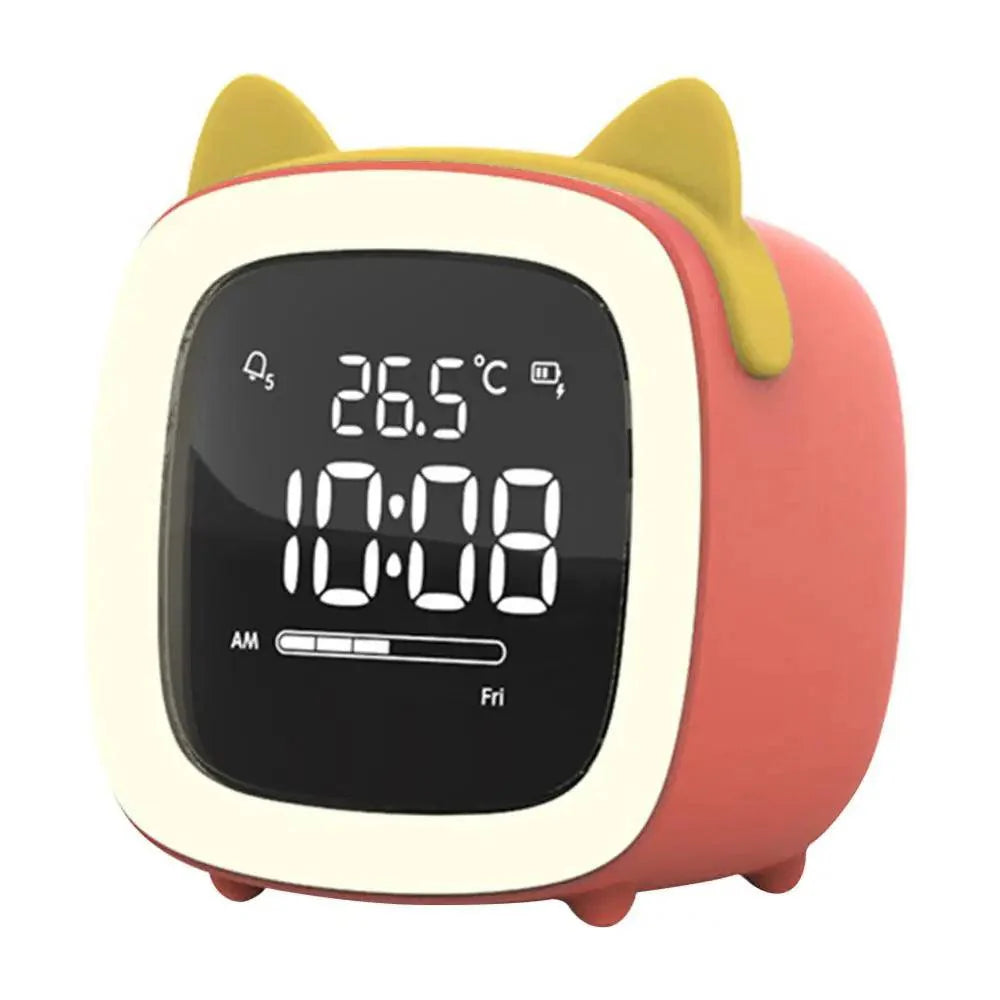 LED Kinderwekker & Nachtlampje – Schattig Konijn Design