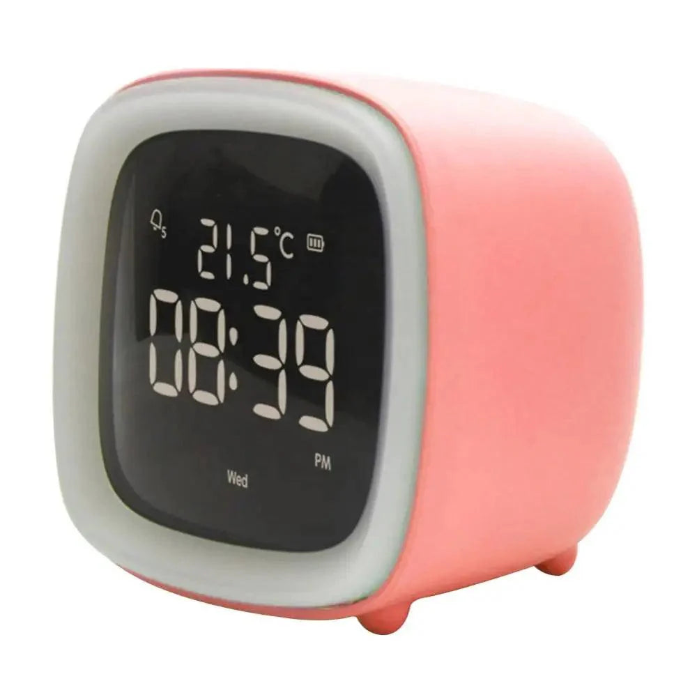 LED Kinderwekker & Nachtlampje – Schattig Konijn Design