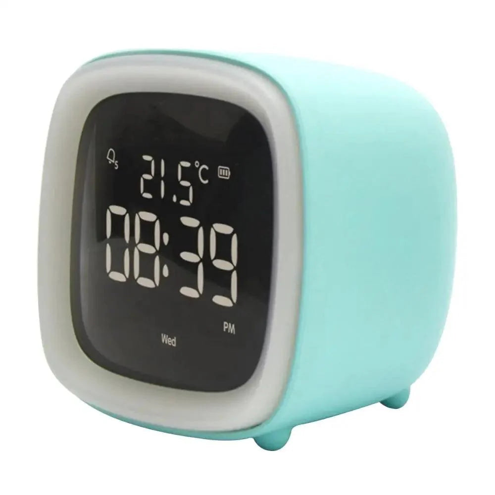 LED Kinderwekker & Nachtlampje – Schattig Konijn Design
