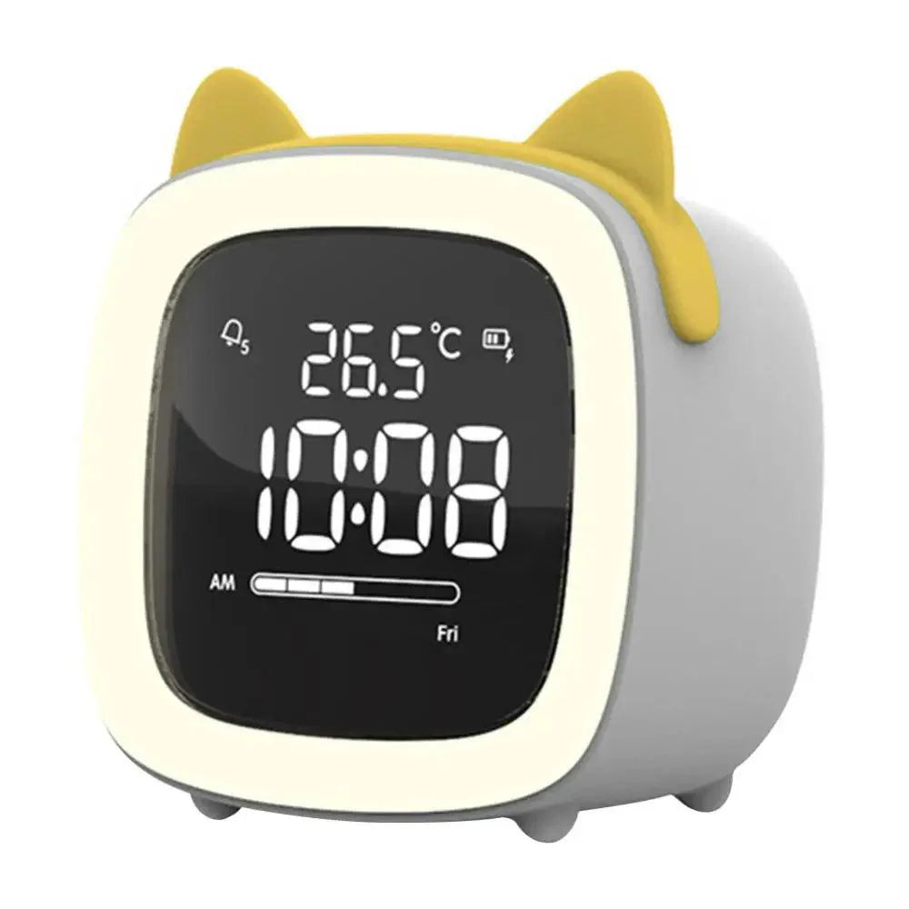 LED Kinderwekker & Nachtlampje – Schattig Konijn Design