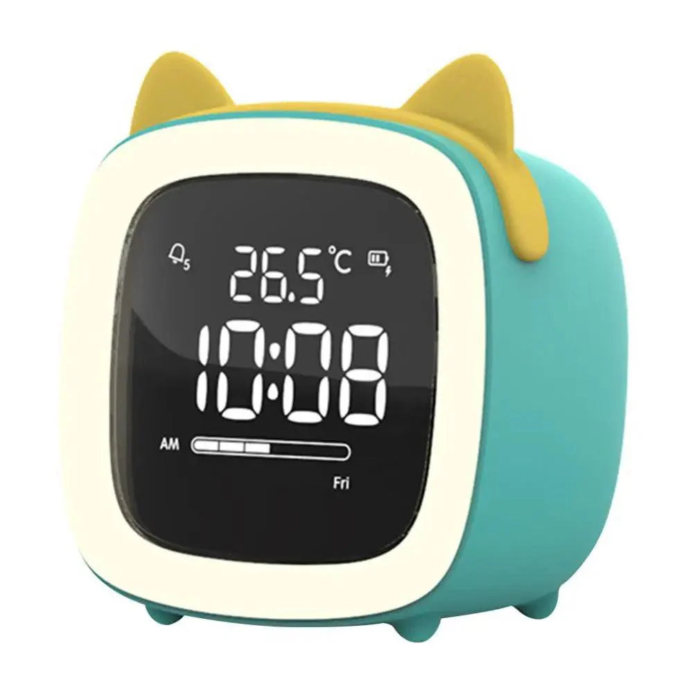 LED Kinderwekker & Nachtlampje – Schattig Konijn Design