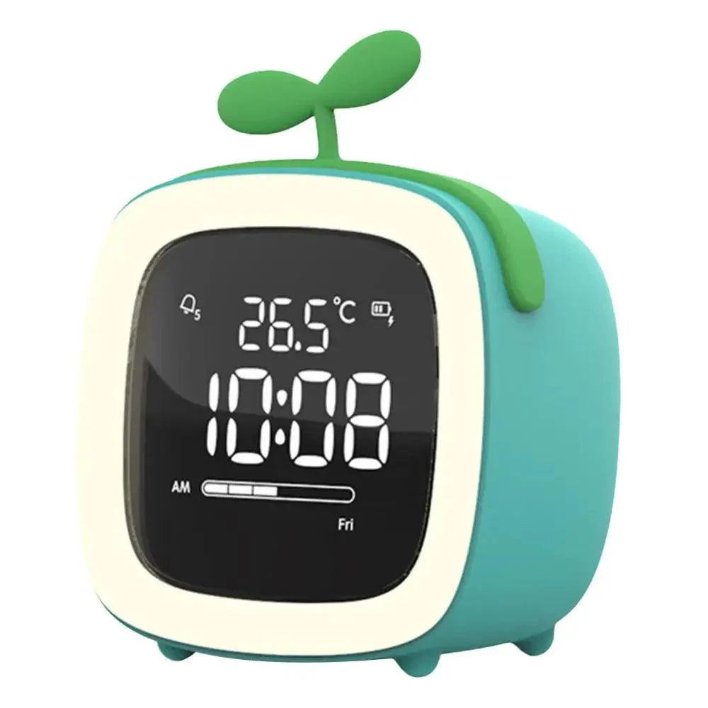 LED Kinderwekker & Nachtlampje – Schattig Konijn Design