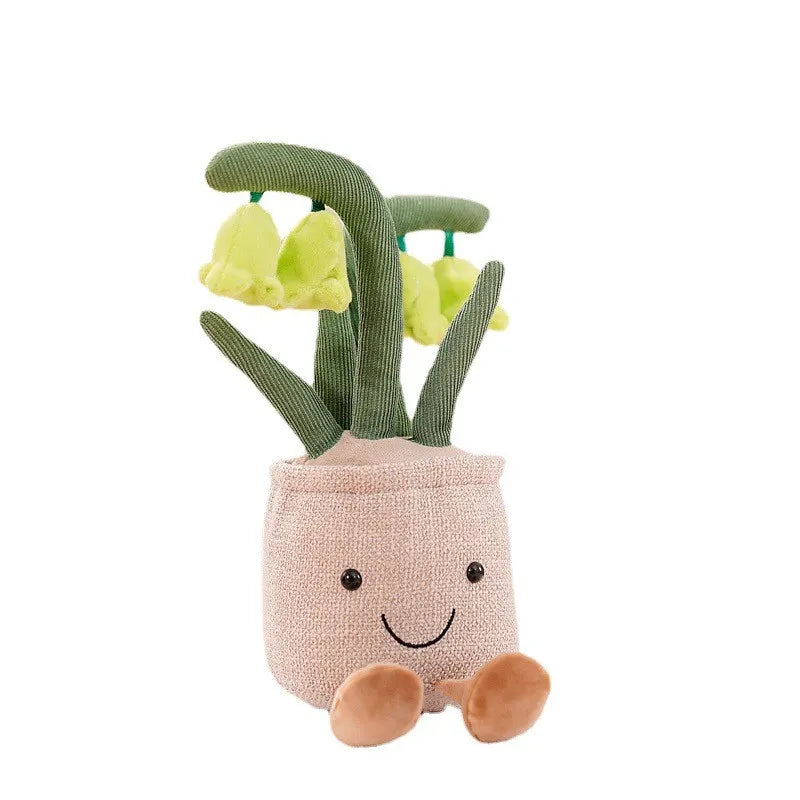 Pluche Knuffelbloem – Zachte Tulp in Pot voor Kinderen & Volwassenen
