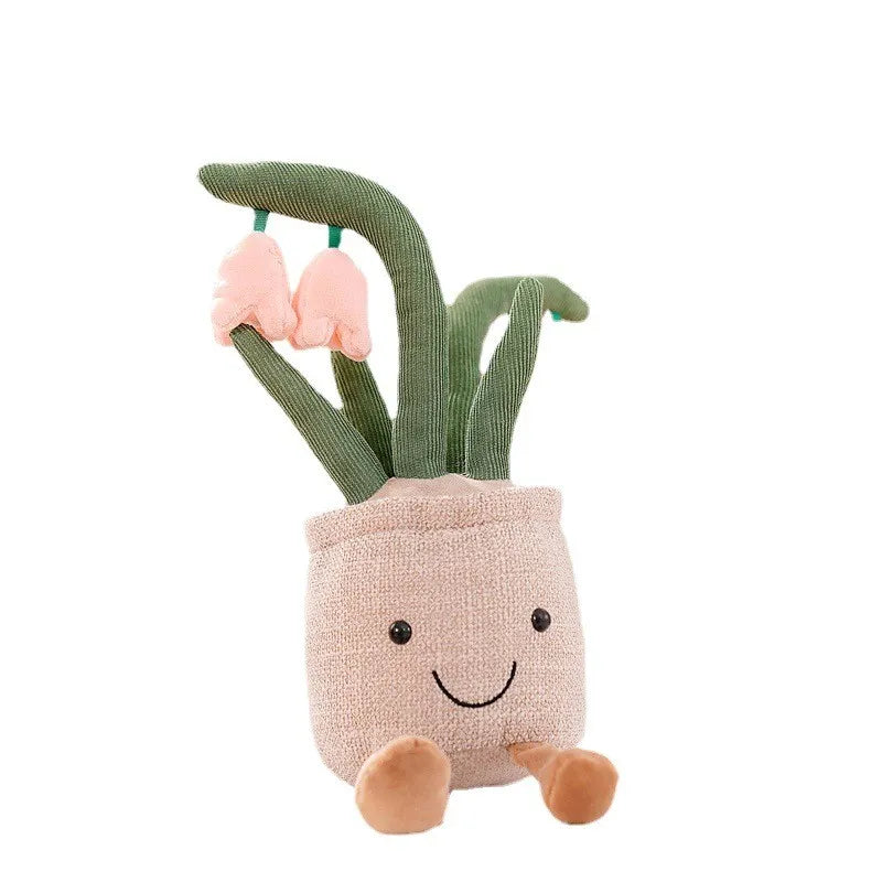 Pluche Knuffelbloem – Zachte Tulp in Pot voor Kinderen & Volwassenen