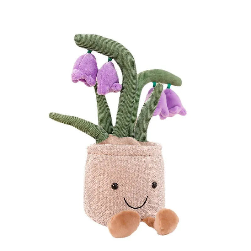 Pluche Knuffelbloem – Zachte Tulp in Pot voor Kinderen & Volwassenen