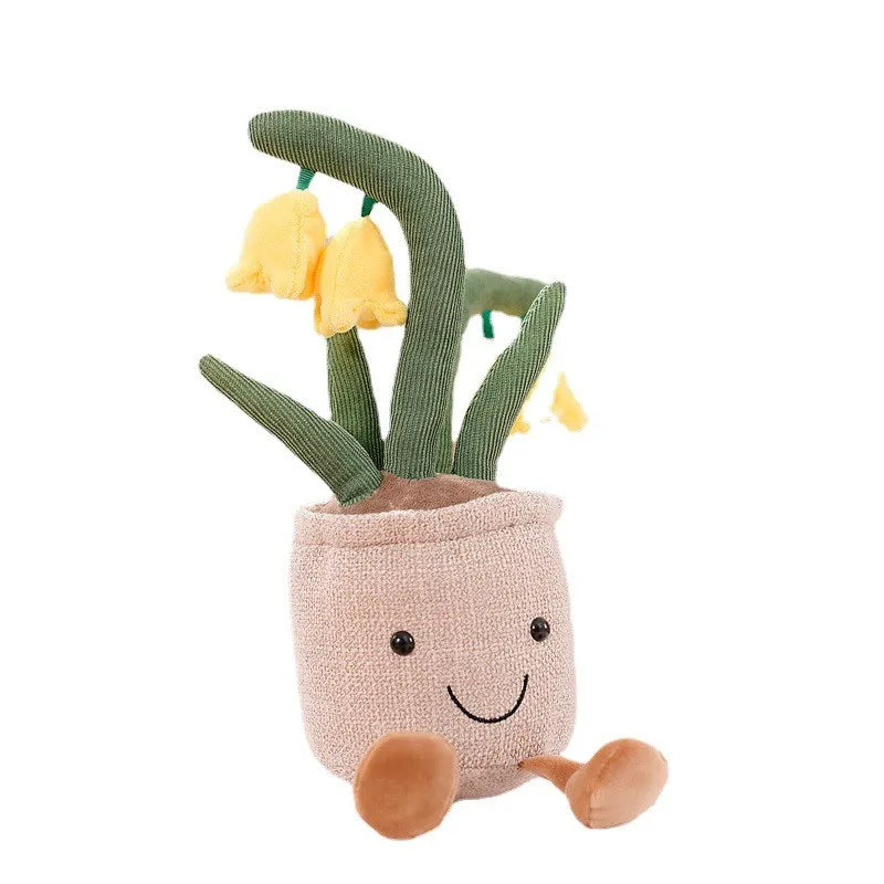 Pluche Knuffelbloem – Zachte Tulp in Pot voor Kinderen & Volwassenen