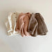Gebreid Vest - Mana Meisjes, Wit/Bruin/Roze, Katoen, Maat 0-4 Jaar-More For Mini