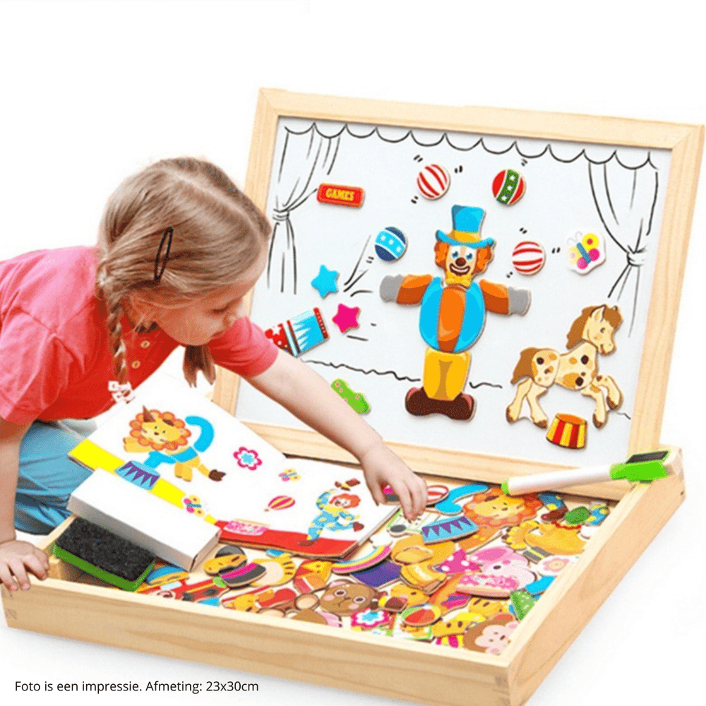 Magnetisch Tekenbord voor Kinderen – Creatief Speelbord met Vormen